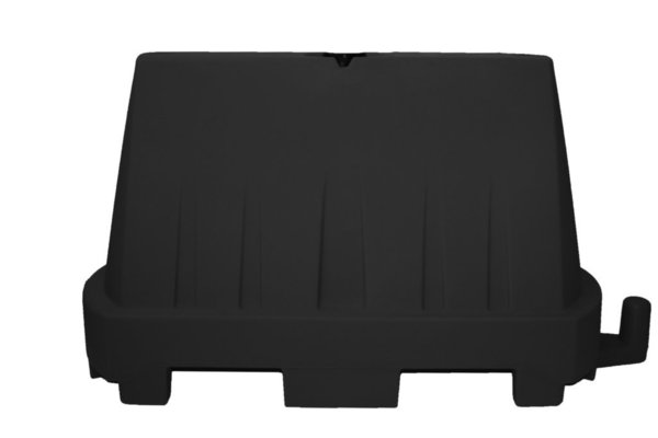 Fahrbahnteiler Schrammbord schwarz 60 cm hoch, stapelbar #UVL61.60