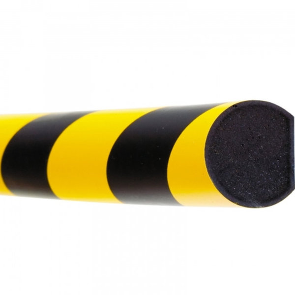 MORION-Prallschutz, Kreis, Flächenschutz 32/40mm 1m Magnet gelb