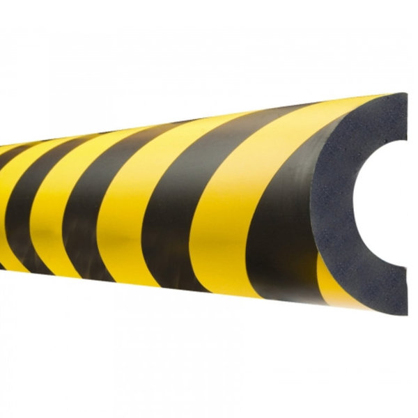 MORION-Prallschutz, Bogen, Rohrschutz 70-100mm 1m Magnet gelb