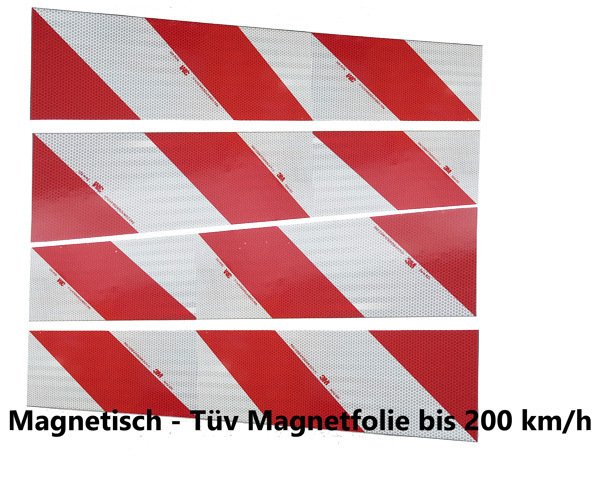 3M 4x magnetische Container Warnmarkierung § 32(1) StVO
