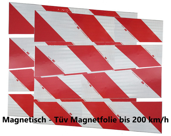 3M 8x magnetische Container Warnmarkierung prismatisch