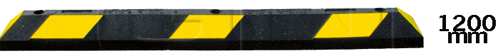 1800 mm 180 cm Parkplatzabgrenzung Radstopp Anfahrschutz Park-It schwarz gelb 