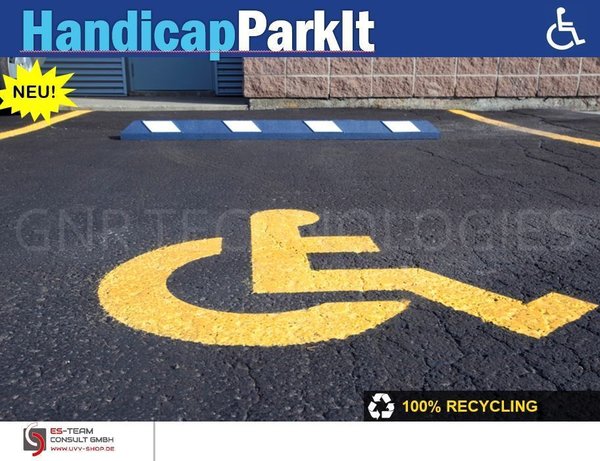 Parkit - blau 900 mm Parkplatzabgrenzung Anfahrschutz Handicap