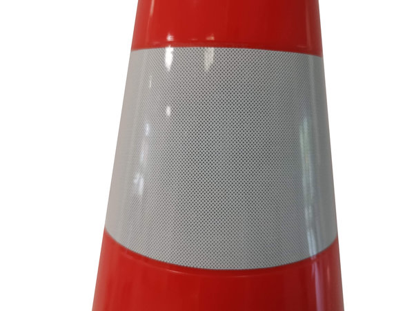 UvV®-Leitkegel / Pylone 50 cm PVC teilreflektierende RA1 Folie