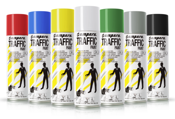 Traffic Paint® Bodenmarkierungsfarbe Spraydosen für Markierwagen
