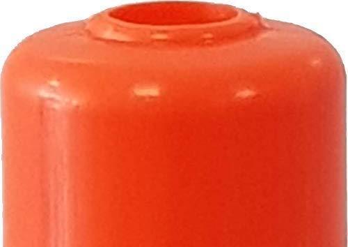 3 Stück UvV®-Absperrpfosten, Poller 100 cm flexibel orange