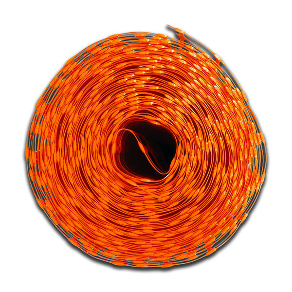Fangzaun orange 20 m x 1,2m Rolle extrem reißfest 300gm
