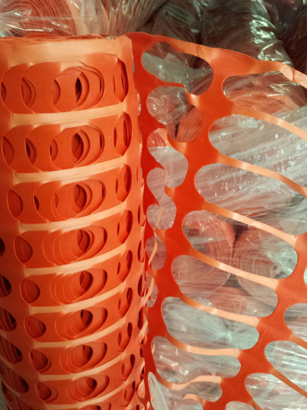 Fangzaun 25m orange 150g qm reißfestes Absperrnetz Kunststoff Warnzaun