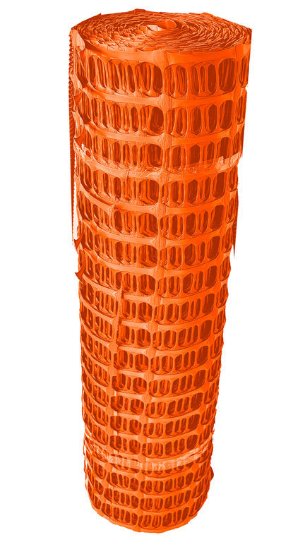 Fangzaun orange 12,5kg 50m Rolle Bauzaun extrem reißfest 250g m