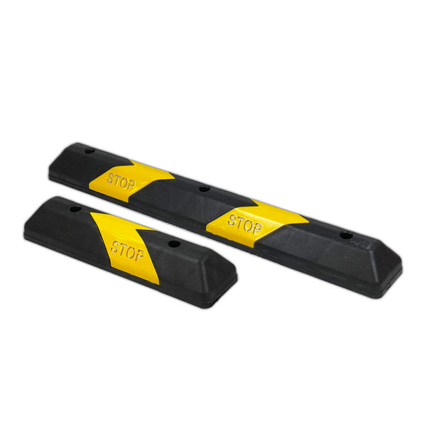 UvV-Flex ParkSTOP Fahrzeugstopper Parkplatzbegrenzer in verschiedenen Längen schwarz/gelb